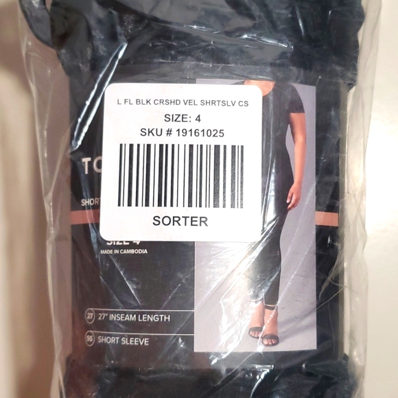 ❤️NWT VINTAGE TORRID CATSUIT - FULL LENGTH - CRUSHED VELOUR - SUPER SOFT VELVET - Picture 7 of 10